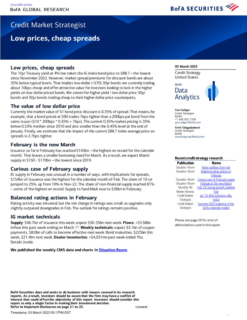 BofA Global Research-Credit Market Strategist Low prices, cheap spreads-BofA Global Research-Credit Market Strategist Low prices, cheap spreads-_1.png